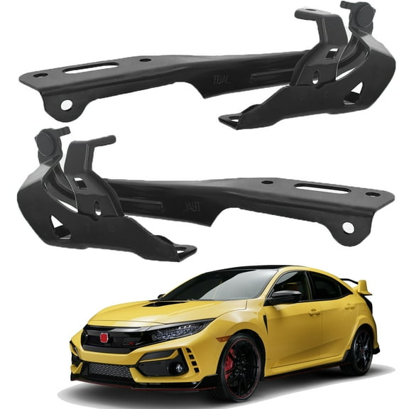 munirater Fit For Honda Civic 4 Door 2016 2017 2018 Hood Hinges RIGHT & LEFT Pair Set NEW