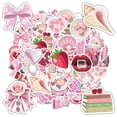 thumbnail image 5 of 35pcs-70pcs Cute Stationery Stickers Pink Kids Stickers  Retro DIY Stickers for Laptops Notebooks Phones, 5 of 9