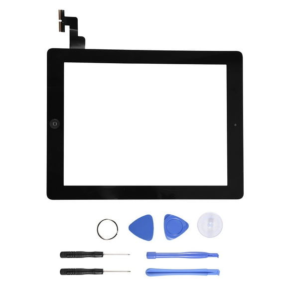 ZOUSSIQI Screen Glass Assembly Digitizer Replacement Fix Cracked for IPad2 A1395/A1396/A1397 Black EL225#14216