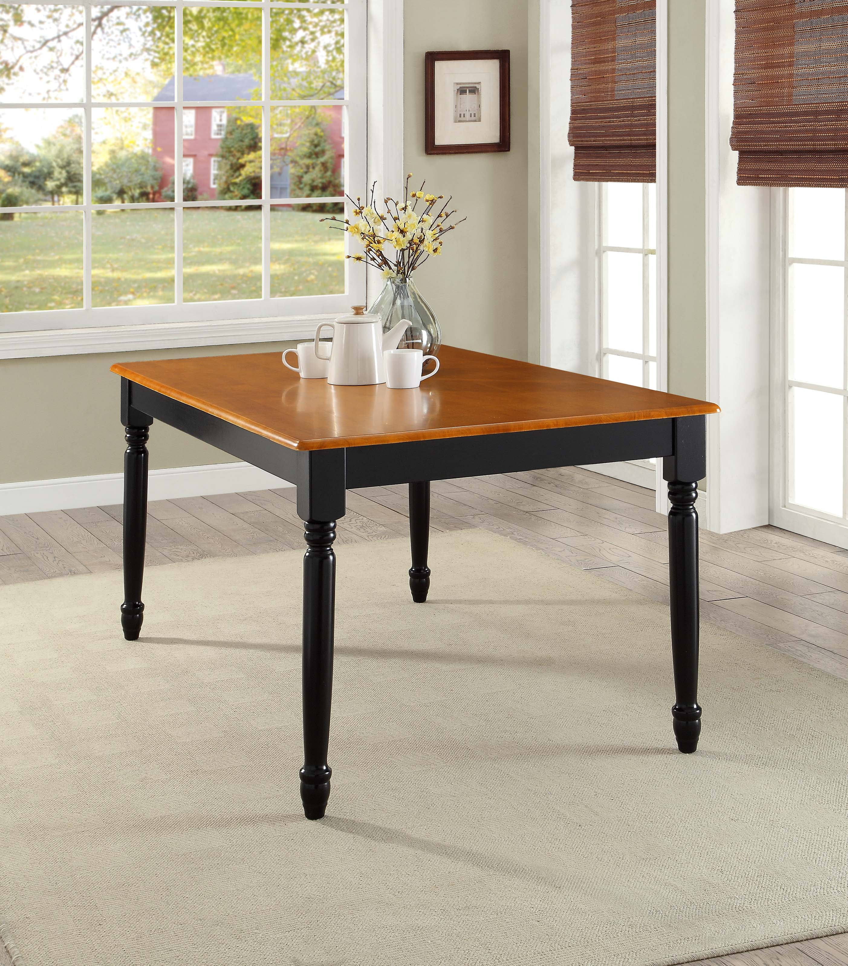 Better Homes And Gardens Autumn Lane Farmhouse Dining Table Black