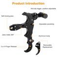 thumbnail image 3 of MesaSe Archery Thumb Trigger  3 Or 4 Finger Grip Thumb Trigger Release Assistant  360° Compound Bow Archery Release Aid Hunting  Thumb Caliper Trigger Handheld Hunting Tool Parts, 3 of 7