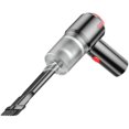 thumbnail image 1 of Aspirador de mano inalámbrico recargable, potente aspirador de coche silencioso de 3000 mAh, carga USB portátil con filtro de secador lavable, luz LED,11 Feliz Sencillez, 1 of 5