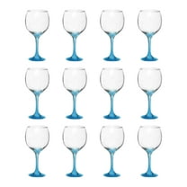 Premiere Wedding Wine Glasses 20.5 oz. Set of 12, Bulk Pack - Restaurant Glassware, Perfect for Red Wine or White Wine - Blue