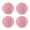Pink 4pcs, variant on OIUR 4 Pcs Pre-Cut Walker Tennis Balls for Furniture Legs Floor Protection Universal Walker Leg Felt Pad Glide Coverings for Seniors