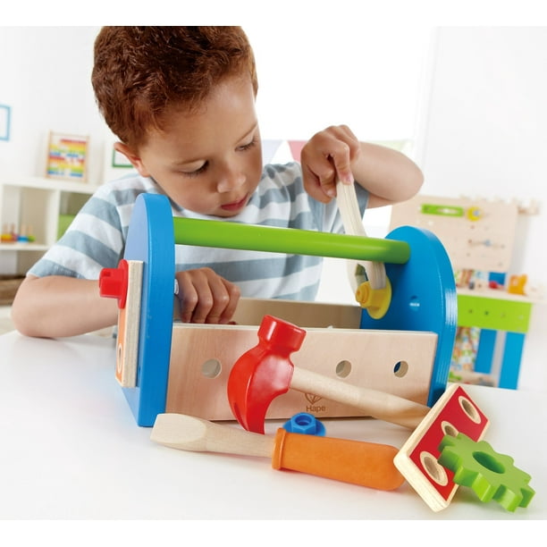 Mallette à outils en bois jouet pour enfants avec outils mr fix