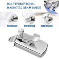thumbnail image 2 of Magnetic Seam Guide for Sewing Machine, Magnetic Sewing Guide with Clip(Silvery), 2 of 6