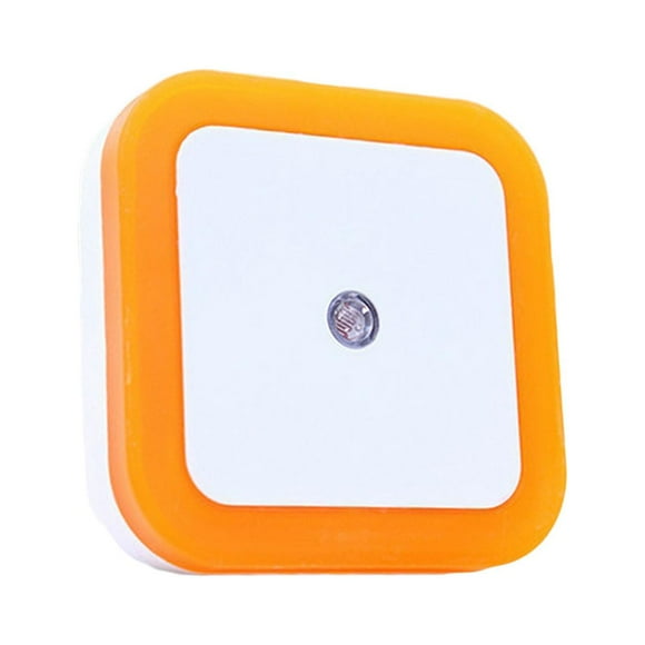 Luz nocturna de pared enchufable jinwen lámpara LED de control de inducción automática Naranja