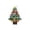 green, variant on Felt Christmas Tree with Detachable Ornaments,Wall Hanging Xmas Gifts Christmas Decorations 3D Felt Christmas Tree,Handmade Felt Christmas Tree Set Wall