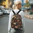 thumbnail image 7 of FORMRS Mini Backpack Purse for Women Travel Daypack Casual Shoulder Bag, Chocolate Cakes, 7 of 7