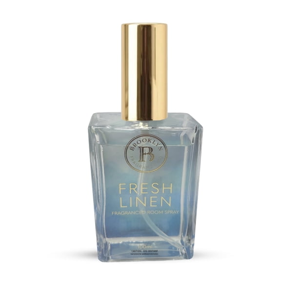 Brooklyn Fragrance Co. BFC- Watercolor Ombre Room Spray – Premium Fresh Linen Scent - Long lasting Fragrance for Home, Office or Bathroom – Air Freshener Rectangle Spray bottle – 100 ml