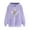 Purple, variant on Sweatshirts for Women Oversized Graphic Hoodies Funny Flower Print Pullover Top Fleece Sweatshirt with Pocket