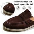 thumbnail image 3 of CHICVOMEY Mules & Clogs for Women Leather Womens Slip on Shoes Comfortable Casual Mules Shoes for Indoor Outdoor Business, 3 of 9