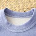 thumbnail image 5 of Kids Boys Girls Loungewear Sets Thermal Warm Underwear Set Comfy Home Wear Long Sleeve Tops And Elastic Waisted Bottoms Pants 2 Piece Fall Winter Outfit Clothes Blue 7-8 Years, 5 of 7