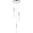thumbnail image 1 of Lámpara Colgante Elegant Lighting Ruelle 3 Luces Cromo 120V, 1 of 4