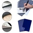 thumbnail image 3 of Graphite Carbon Paper Blue, Sheets Transfer Canvas 100 A4 for Wood Paper Pcs Tracing Copy & Stationery This Kind of Paper Is Not Suitable for Fabrics and Sewing Projects, 3 of 10