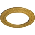 thumbnail image 3 of Ekena Millwork 12"OD x 8"ID x 1/2"P Andrea Ceiling Medallion (Fits Canopies up to 8"), Hand-Painted Iridescent Gold, 3 of 6