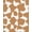 Brown, Pattern 2, variant on ODIKA 4'x6' Machine Washable Non-Slip Area Rug, Rustic Interlocking Spotted with Asymmetric Borders and Natural Motifs High Traffic Rug, Brown, 313137