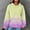 #425-Yellow, variant on Craaazy Hoodies for Women Striped Waffle Drawstring Pockets Hooded Sweatshirts Ladies Fall Pullover Winter Long Sleeve Loose Fit Tops Gifts