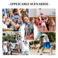 thumbnail image 6 of Sikiie Astronaut With American Flag Basketball Jersey Reversible Men's Mesh Athletic Sports Shirts Training Practice S-4XLXX-Large, 6 of 6