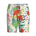 thumbnail image 4 of Naloa Mushroom and Frogs Men's Short Pajama Pants, Lounge Comfort Shorts with Elasticized Waistband and Side Pockets - Medium, 4 of 9