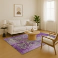 thumbnail image 7 of Addison Rugs Mayfield Premium Machine Washable Transitional Modern Purple Rectangle Rug, 8' x 10', 7 of 7