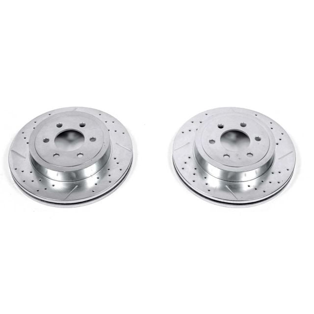 Powerstop AR8760XPR PSBAR8760XPR EVOLUTION DRILLED & SLOTTED ROTORS