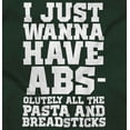 thumbnail image 2 of Want Abs Funny Working Out Cardio Gym Women's T Shirt Ladies Tee Brisco Brands M, 2 of 6