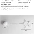 thumbnail image 2 of LED Christmas Hanging Window Light with Suction Cup Battery Operated Christmas Lights Indoor Outdoor Xmas Tree Fireplace Home Party Decoration (Star), 2 of 6