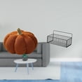 thumbnail image 2 of Almohadas De Calabaza De Halloween, Cojín De Sofá De Felpa, Decoración Decorativa Para Dormitorio Con Organizador De Pared De Metal Flotante, Cesta De Almacenamiento De Alambre, Estantes, 2 of 8