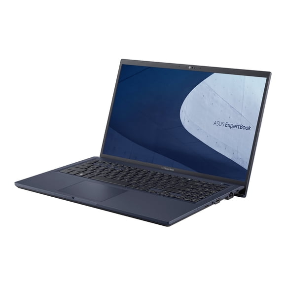 ASUS ExpertBook B1 B1500CBA-Q73P-CB - 180-degree hinge design - Intel Core i7 - 1255U / up to 4.7 GHz - Win 11 Pro - Intel Iris Xe Graphics - 16 GB RAM - 512 GB SSD NVMe - 15.6" 1920 x 1080 (Full HD) - Gigabit Ethernet - Wi-Fi 6, Bluetooth - star black - with Accidental Damage Protection