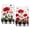 Red Geranium, variant on Spring Summer Red Geranium Floral Kitchen Towels, Bees Dish Towels Set of 2, Spring Watercolor Pink Flowers 18 x 26 Inch Hand Towel Quick Drying Dishcloth Decor for Kitchen Bathroom Home