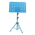thumbnail image 2 of HILABEE Support de Partitions Réglable en Hauteur Portable Antidérapant Installation Simple Support de Livres de Musique Pliable pour Guitare de Groupe Ukulélé Violon Bleu, 2 of 9