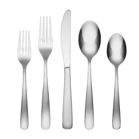 Cambridge Silversmiths 42-Piece Satin and Mirror Stainless Steel Flatware Set (Service for 8)