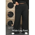 thumbnail image 6 of OHHSHEEN Plus Size Wide Leg Sweatpants Women High Waisted Baggy loung Pants Elastic Loose Casual Pants with Pockets, 6 of 6