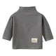 thumbnail image 2 of Blusas y camisas de manga larga con cuello redondo para niños, blusas de invierno de color liso con cuello redondo y manga larga para niñas, top de poliéster, 2 of 3