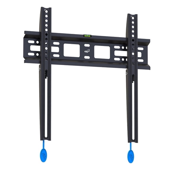 ELG Fixed TV Wall Mount Bracket for 32–77 in TVs, Heavy-Duty Steel, Slim Low-Profile, VESA 400x400, Quick-Release