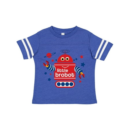 

Inktastic Robot Little Brother Gift Toddler Boy Girl T-Shirt