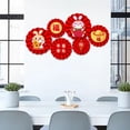 thumbnail image 4 of simhoa Traditional Chinese Decoration DIY Good Wishes Wall Sticker Decals Paper Flowers D, 4 of 8