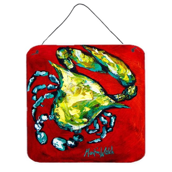 Shrimp Right Direction Aluminium Metal Wall or Door Hanging Prints