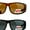 [2-Pack] Blue & Brown, variant on SA106 Kids Size Polarized Anti-glare 48mm Fit Over OTG Sunglasses Tortoise