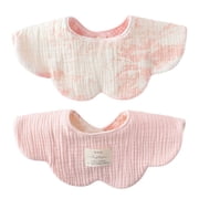 Soft & Breatahble Cotton Baby Bib Double Sided Design Burping Cloth for Newborns & Toddler Drooling and Teething