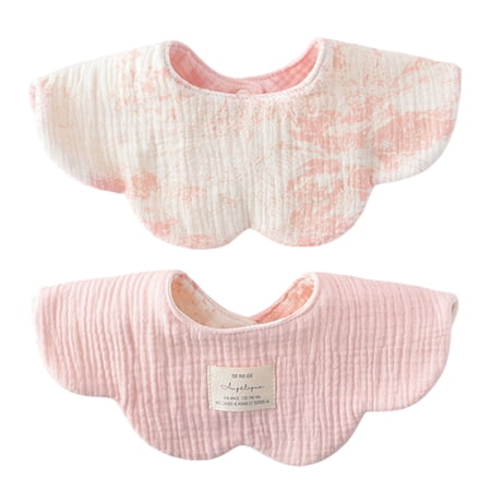 Soft & Breatahble Cotton Baby Bib Double Sided Design Burping Cloth for Newborns & Toddler Drooling and Teething