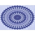 thumbnail image 1 of Ahgly Company Indoor Rectangle Patterned Balloon Blue Area Rugs, 7' x 10', 1 of 6
