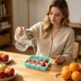 thumbnail image 6 of Freezer Trays with Lids Silicone Food Storage Molds 4-Cavity Large Ice Cube Trays, Leakproof Stackable Containers for Soup Broth Sauce Meal Prep Use, 6 of 6