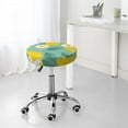 thumbnail image 7 of Naloa Lemons Chamomile Flowers And Leaves Round Bar Stool Cushion Cover 12-14 inch, Fits Kitchen, Office, Restaurant Chairs - 12 inch, 7 of 7
