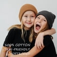 thumbnail image 3 of 100% Cotton Toddler Beanie Hats for Baby Boys Girls Kids Infant Winter Hat Soft Warm Knit Cuffed Caps, 3 of 7