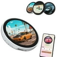 thumbnail image 4 of Customizable Digital Badge with 1.85" Touch Screen - Upload GIFs & Videos via App, 18HR Battery, 7 LED Modes, Metal Electronic Photo Display for Anime Fans & Idol Supporters, 4 of 9