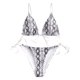 thumbnail image 1 of Gibobby Conjunto de Traje de Baño para Mujer Bikini Up Mujer Estampado de de Encaje Dos corte sexy Traje de baño Pierna Conjunto de piezas Trajes de baño(Gris,G), 1 of 5