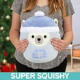thumbnail image 2 of Squishmallows 8" Polar Bear With Winter Hat Holiday Christmas Stuffed Plush Toy for Children Ages 3+, 2 of 4