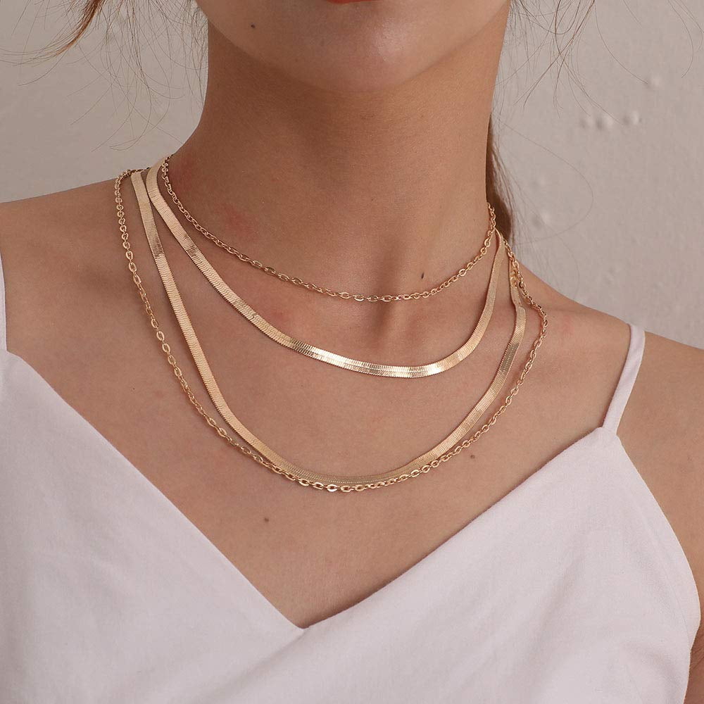 Dainty Simple 4 Tier Gold Layered 